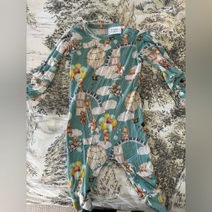 Posh Peanut x FAO Schwartz footless romper